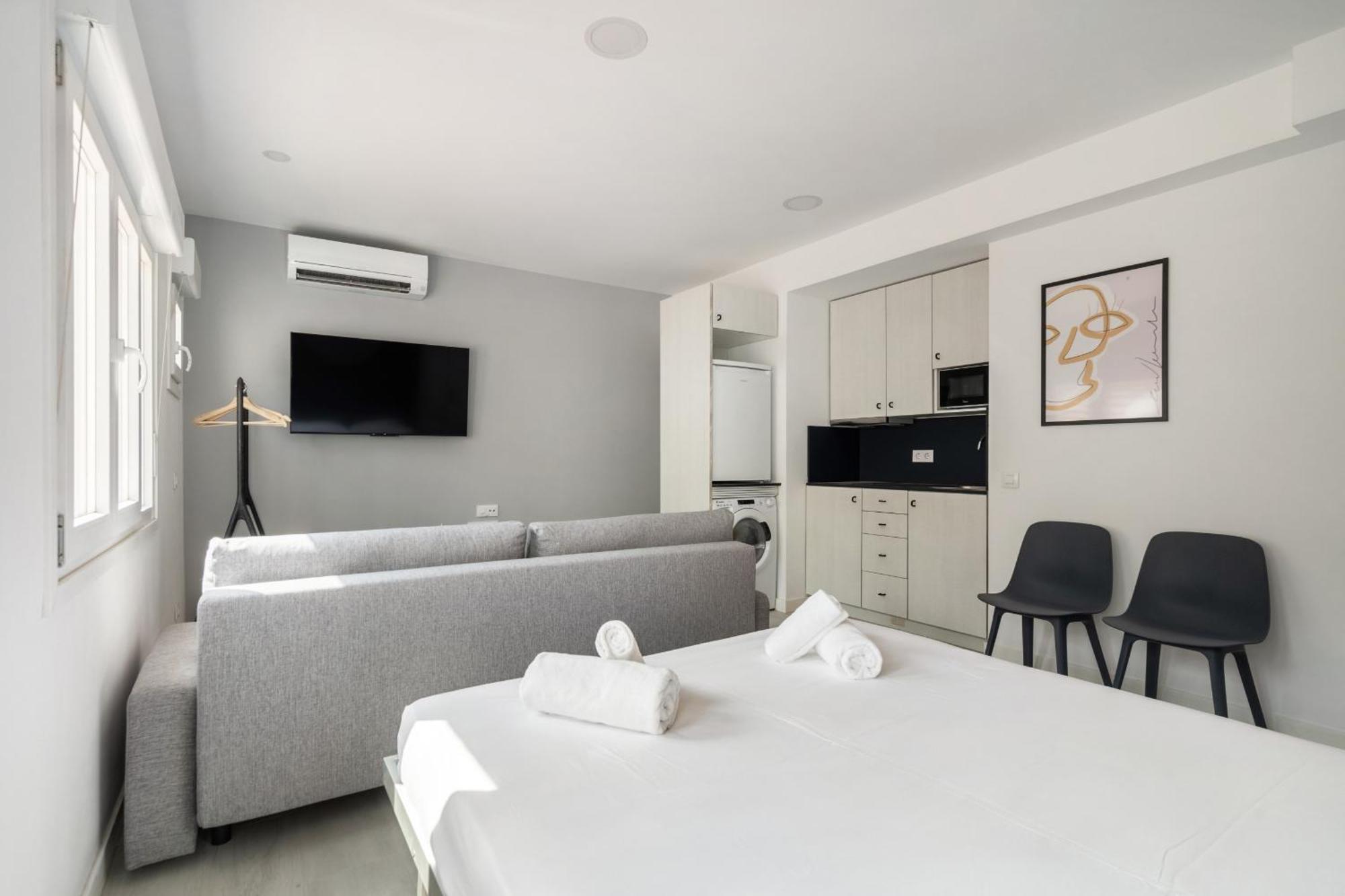 Madrid Riverside Studios Con Parking Incluido Alquiler Temporal Bagian luar foto