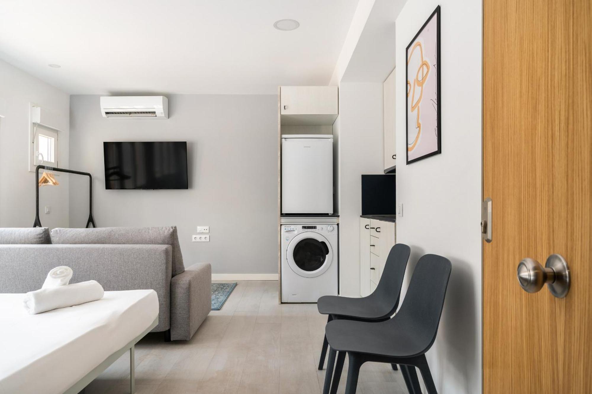 Madrid Riverside Studios Con Parking Incluido Alquiler Temporal Bagian luar foto
