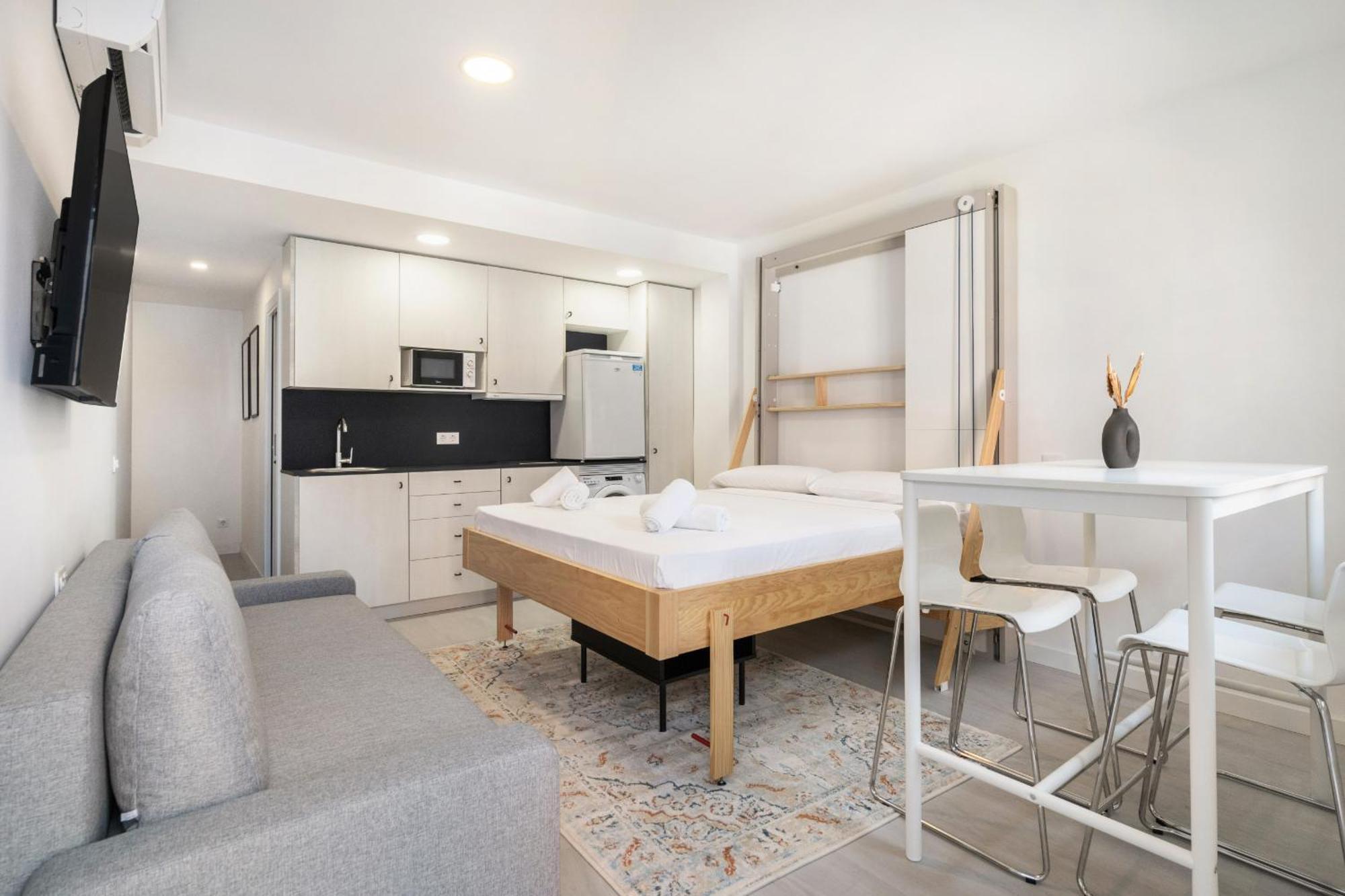 Madrid Riverside Studios Con Parking Incluido Alquiler Temporal Bagian luar foto