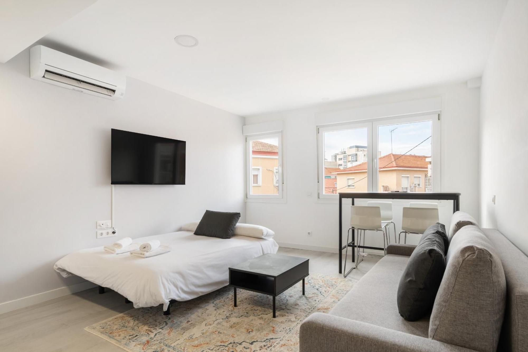Madrid Riverside Studios Con Parking Incluido Alquiler Temporal Bagian luar foto