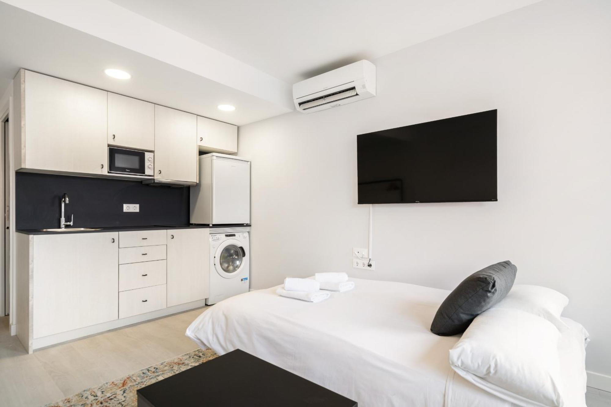 Madrid Riverside Studios Con Parking Incluido Alquiler Temporal Bagian luar foto