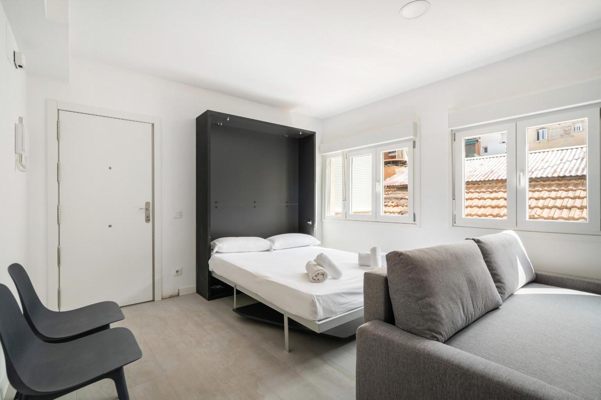 Madrid Riverside Studios Con Parking Incluido Alquiler Temporal Bagian luar foto
