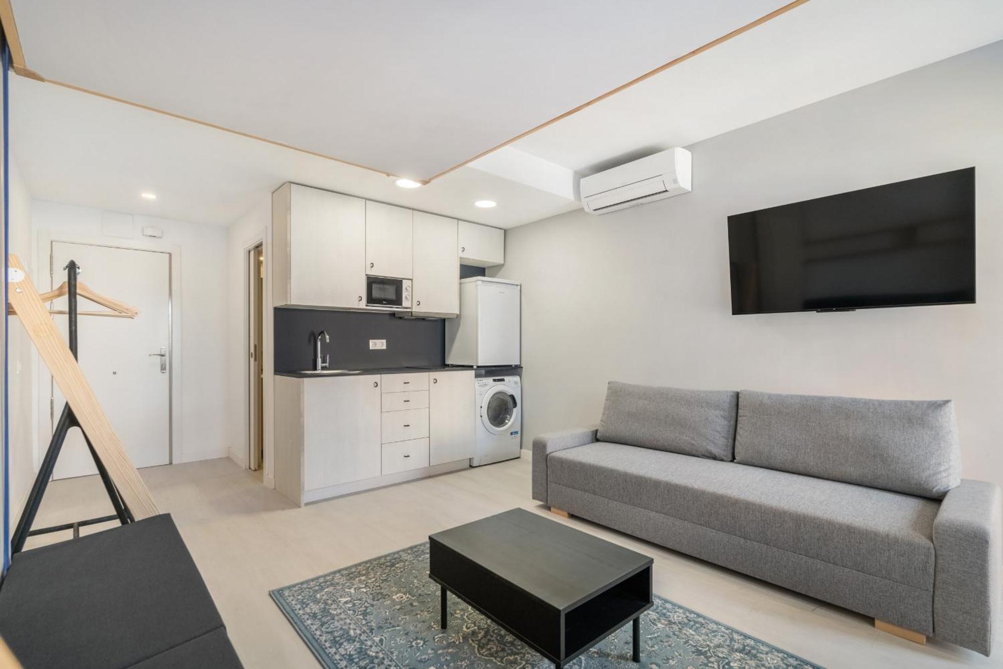 Madrid Riverside Studios Con Parking Incluido Alquiler Temporal Bagian luar foto