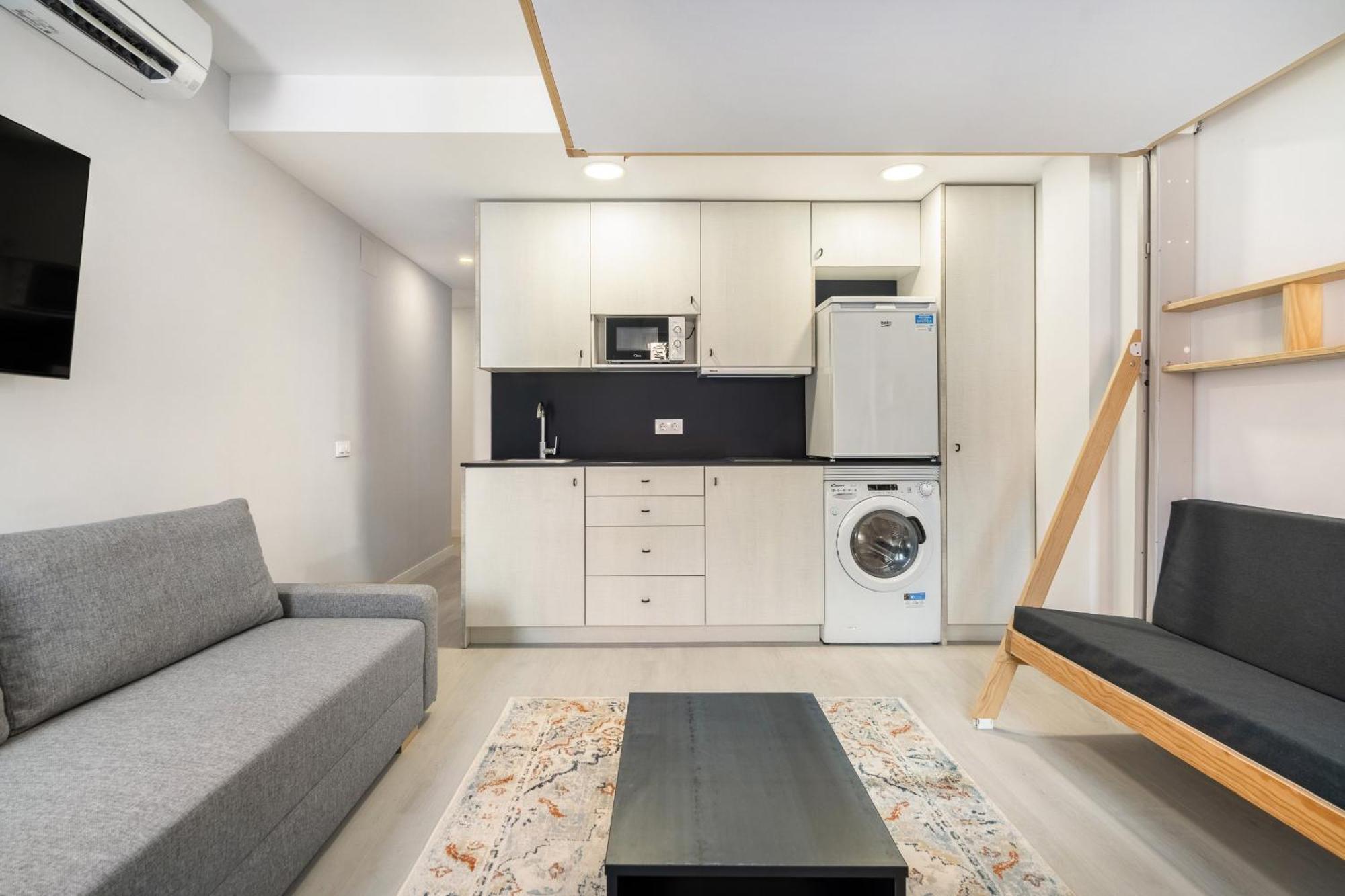 Madrid Riverside Studios Con Parking Incluido Alquiler Temporal Bagian luar foto