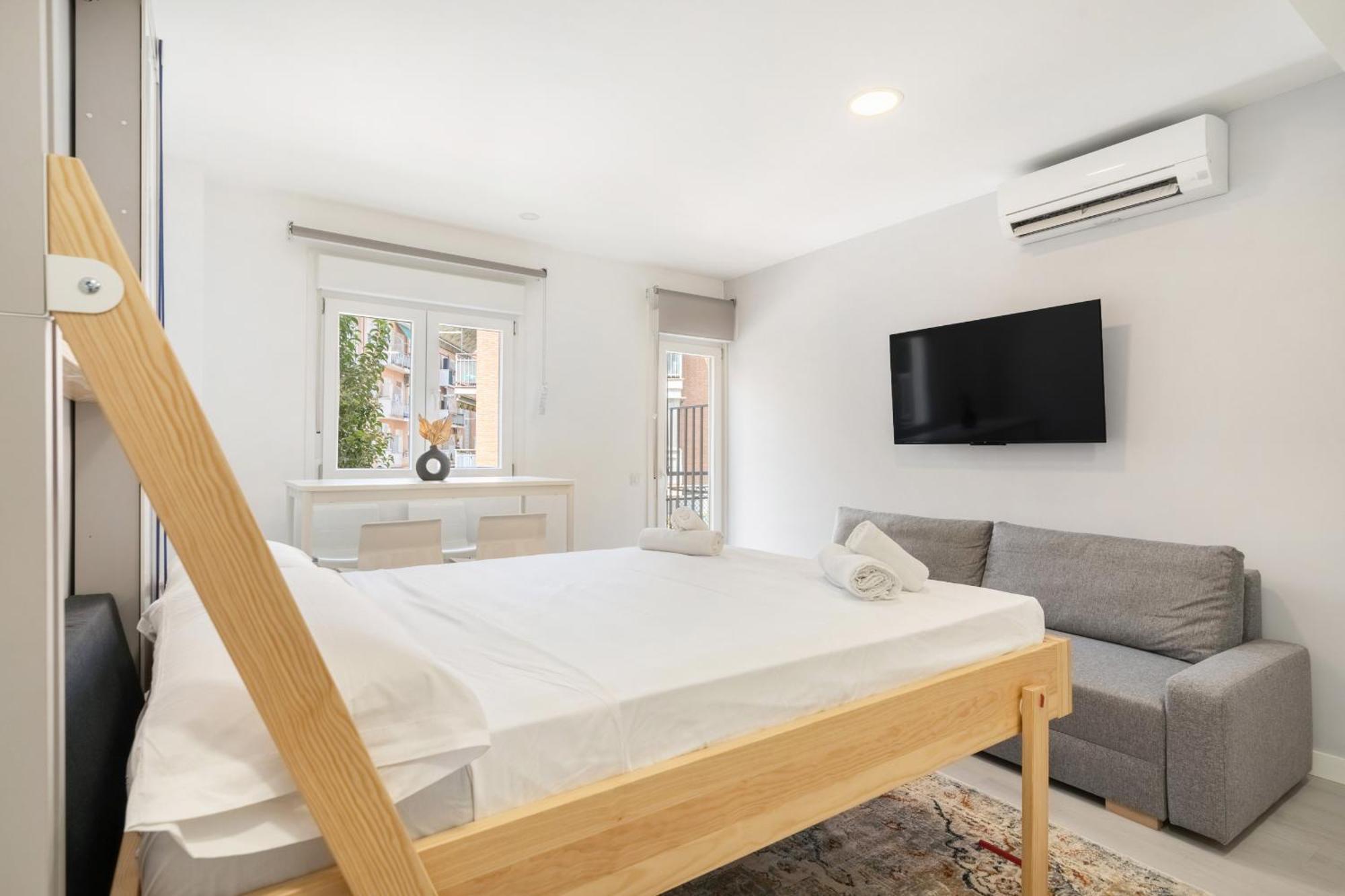 Madrid Riverside Studios Con Parking Incluido Alquiler Temporal Bagian luar foto