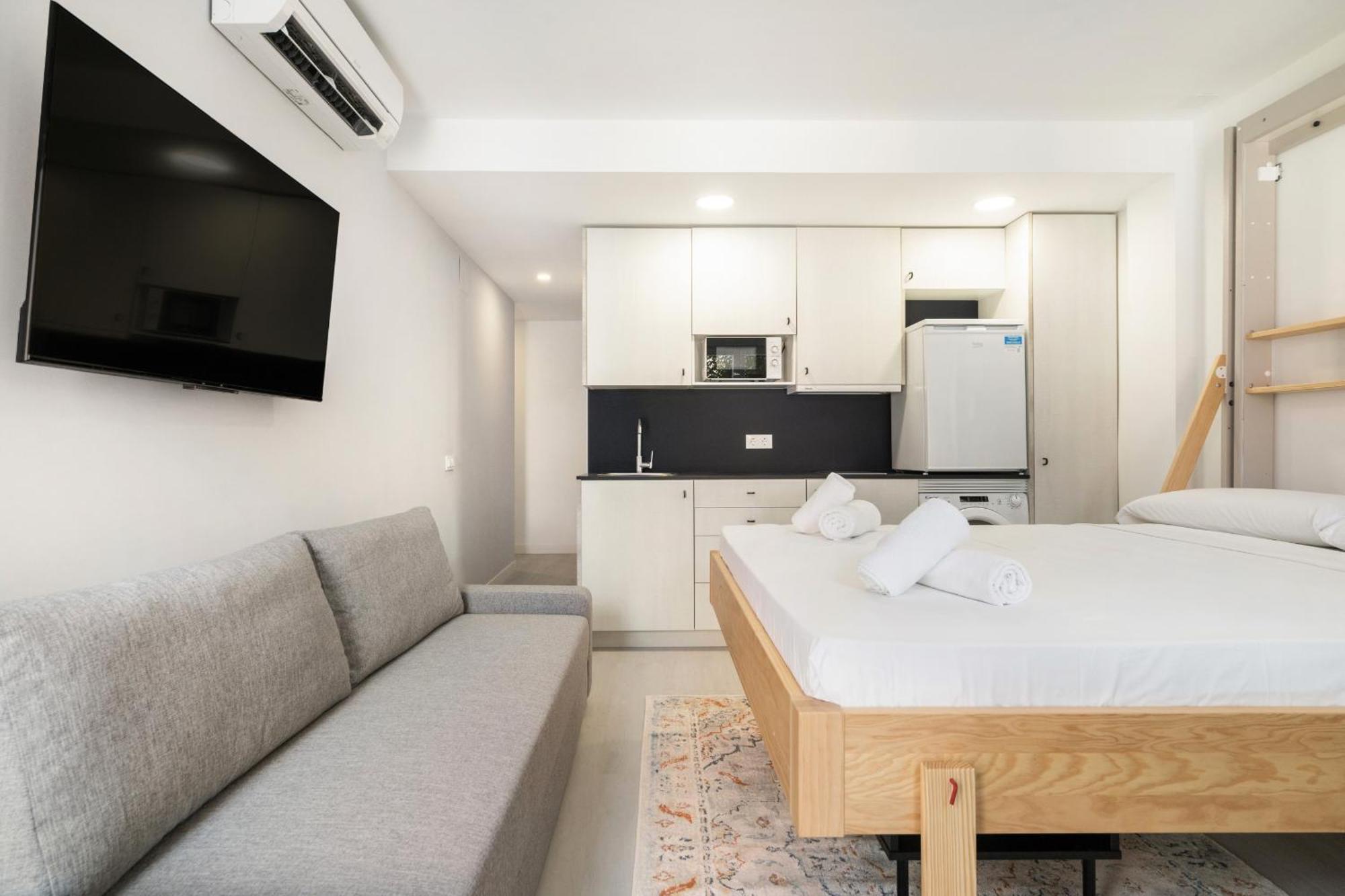 Madrid Riverside Studios Con Parking Incluido Alquiler Temporal Bagian luar foto